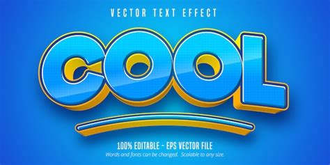 Texto Genial Efecto De Texto Editable Vector Premium