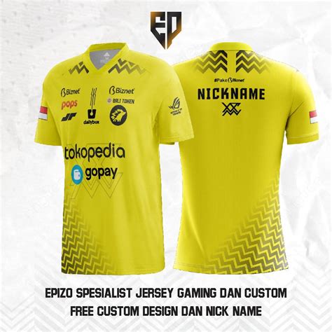 Jual JERSEY ONIC KAOS ESPORT TERBARU FREE NICKNAME TERLARIS Shopee