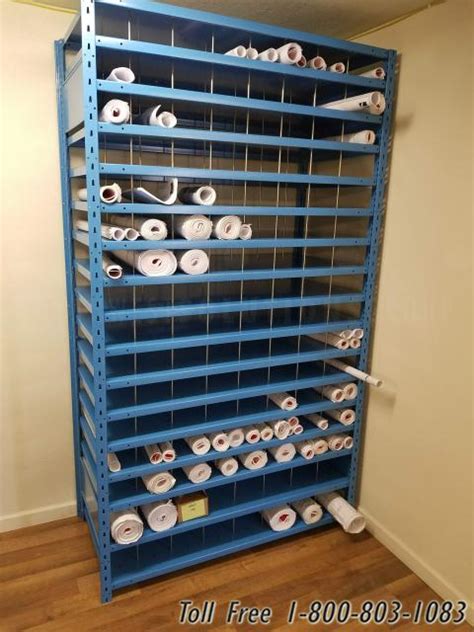 Rolled Blueprint Storage Racks | Dandk Organizer