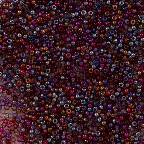 Czech Seed Bead 11 0 Mix Vineyard 22g Tube Mix18 Aura Crystals Llc