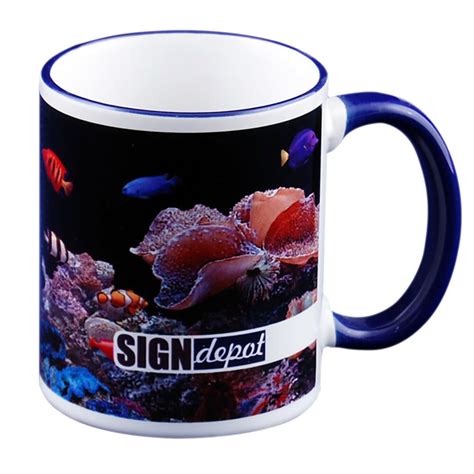 Sublimation Color Mug Blue