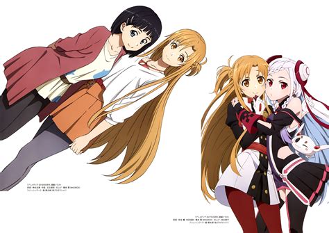 Yuna Sword Art Online Suguha Kirigaya Asuna Yuuki Hd Wallpaper