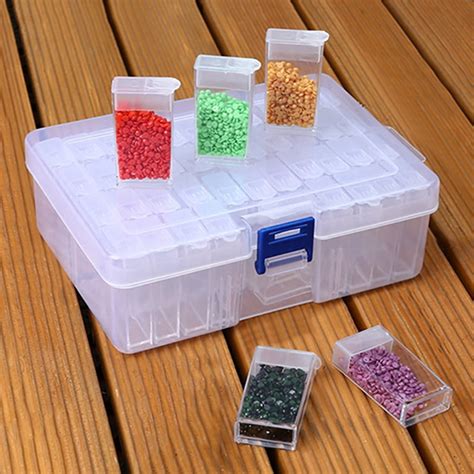 Cheers 42 Cell Diamond Painting Tools Container Beads Storage Box DIY