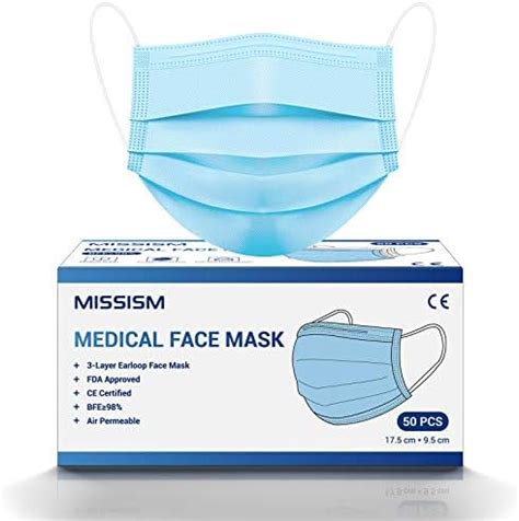 Medical Grade Face Mask Disposable 3 Layer Breathable Mask Elastic