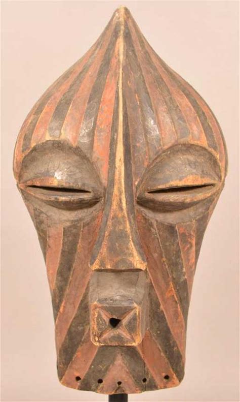 Antique Vintage African Carved Wood Tribal Mask