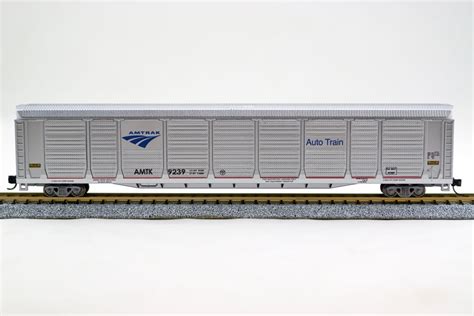 New Kato 106 5501 Amtrak Autorack 4 Car Set 1 AMTK Auto Train Freight