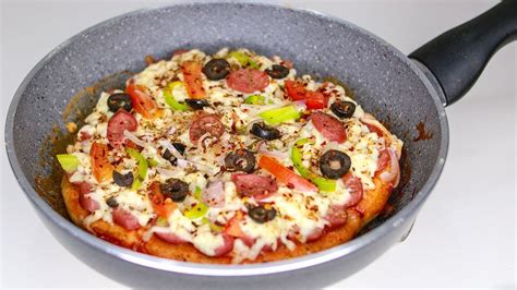 Pan Pizza Recipe Sausage Pan Pizza Eggless Pizza Recipe Without