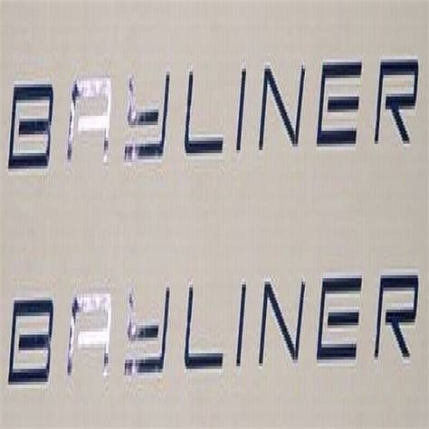 Bayliner Boat Logo Decal Sticker 29 X 1 34 Inch Pair