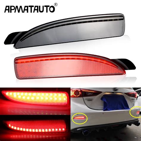 Luces LED De Parachoques Trasero Para Coche Reflector De Freno