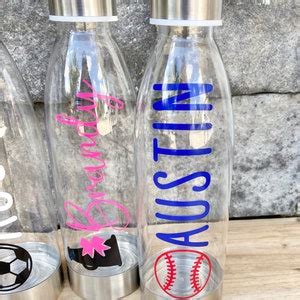 Sports Water Bottle Personalized, Sports Water Bottle, Volleyball ...