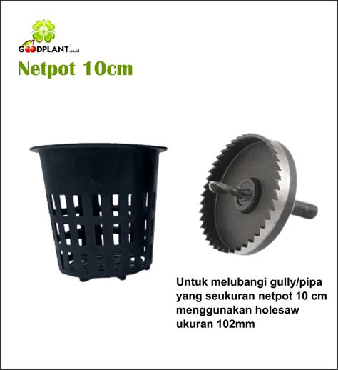 Netpot 10cm Hitam GOODPLANT Toko Dan Kebun Hidroponik 0822 2727 3232