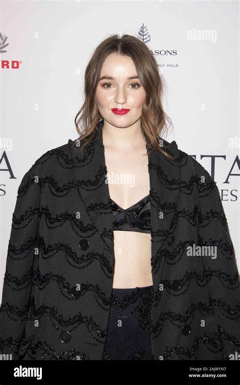 January 4 2020 Los Angeles California Usa Kaitlyn Dever Attends The 2020 Bafta Tea Party At