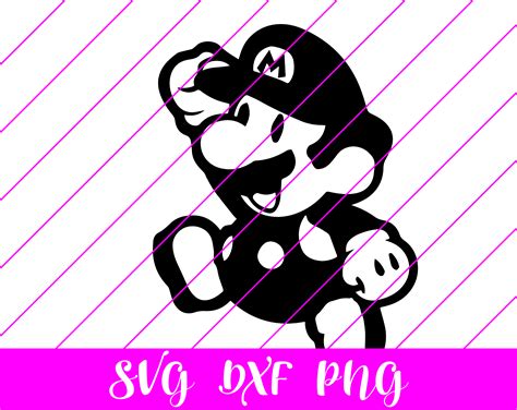 Dxf Clipart Super Mario Svg Dxfpng Png Mario Luigi And Yoshi Svg Cricut