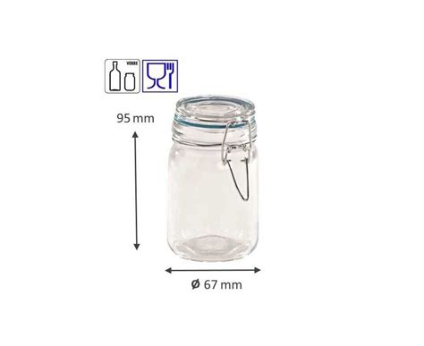 Verrine Mini Bocaux En Verre Avec Couvercle De Couleur Transparent