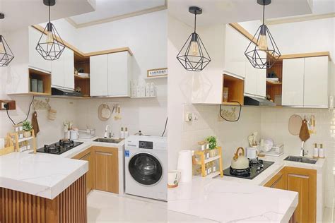ide dapur cantik sederhana  rapi  elegan terbaru