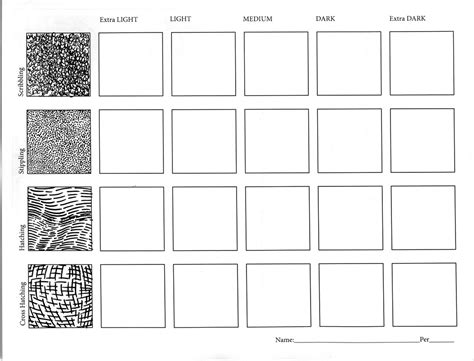 Ink Value Drawing Worksheet Two Art With Ross