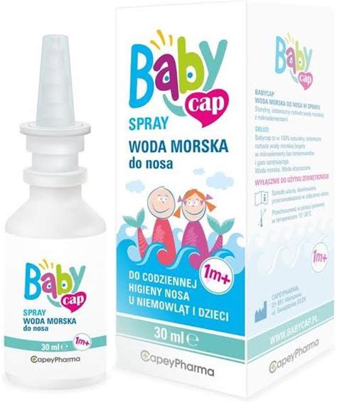 Babycap Woda Morska Do Nosa Dla Dzieci M Spray Ml Opinie I Ceny