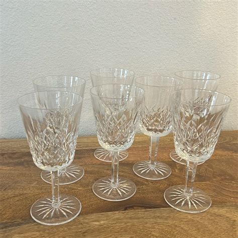 Waterford Dining 956 Waterford Crystal Water Goblet Seven Goblets Poshmark