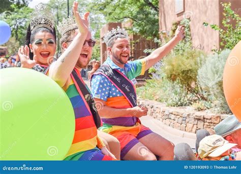 Gay Pride Parade Santa Fe New Mexico Editorial Stock Photo Image Of