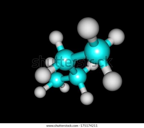 Butane Organic Compound Formula C H That Stock Illustration