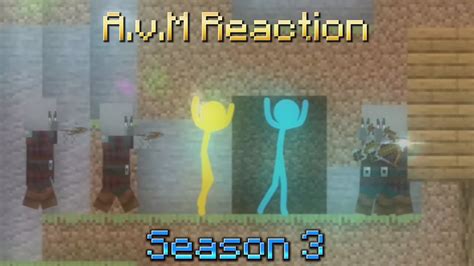 Animation Vs Minecraft Season 3 The Raid Reaction YouTube