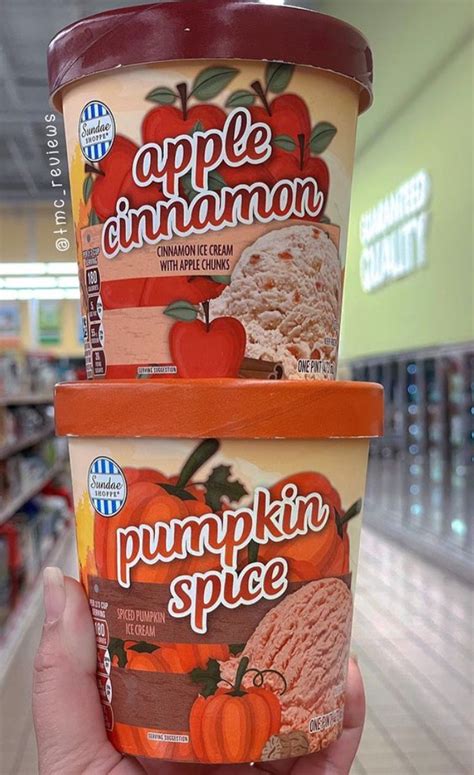 Aldi Is Selling Limited Edition Fall Ice Cream In Pumpkin Spice And