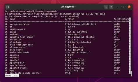 Cómo enumerar los paquetes instalados en Linux mediante la