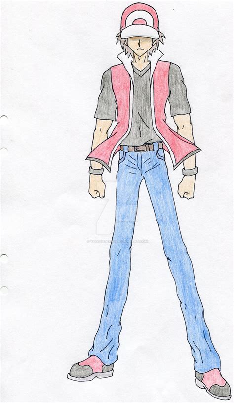 Red (Pokemon Trainer) by YuGiOhZEXAL on DeviantArt