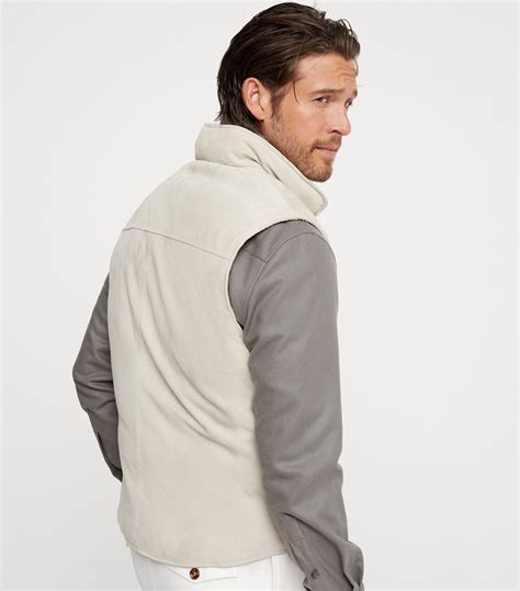 Mens Brunello Cucinelli Neutrals Suede Down Padded Gilet Harrods Uk