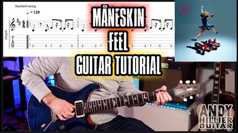 How To Play Måneskin Feel Guitar Lesson Tutorial Youtube