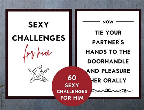 Sex Game 120 Sex Challenges Printable Kinky Game For Couples Etsy