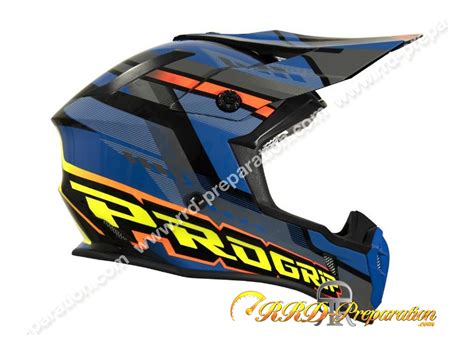 Helmet CROSS PROGRIP 3180 Petrol Blue