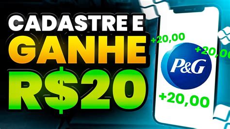 GANHE R 20 No CADASTRO Na HORA CADASTRE E GANHE APP PAGANDO Por