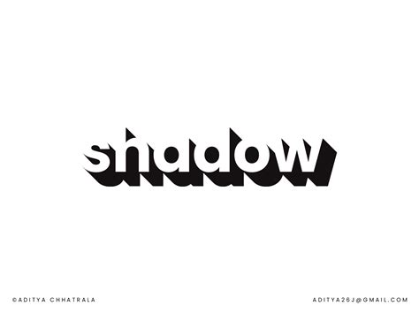 Shadow logotype logo design by Aditya Chhatrala on Dribbble