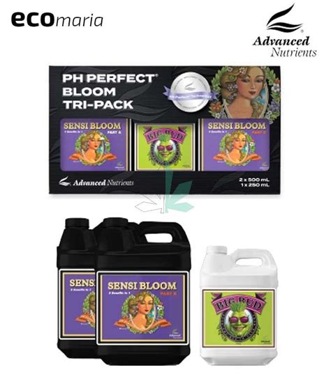 Ph Perfect Bloom Tri Pack Advanced Nutrients Ecomaria