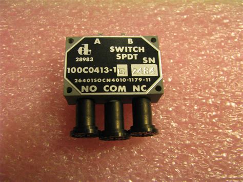 Daico Industries Relay Switch Spdt 100c0413 1 Nsn 5945 01 299 3604