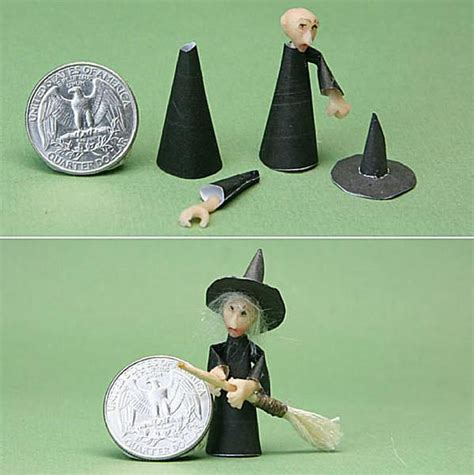 Miniature Witches For Halloween