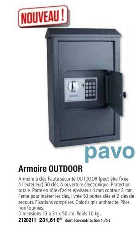 Promo Pavo Armoire Outdoor Chez Plein Ciel Icatalogue Fr