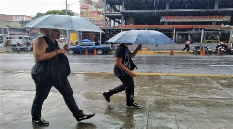 Inameh pronostica lluvias de intensidad variable en gran parte del país