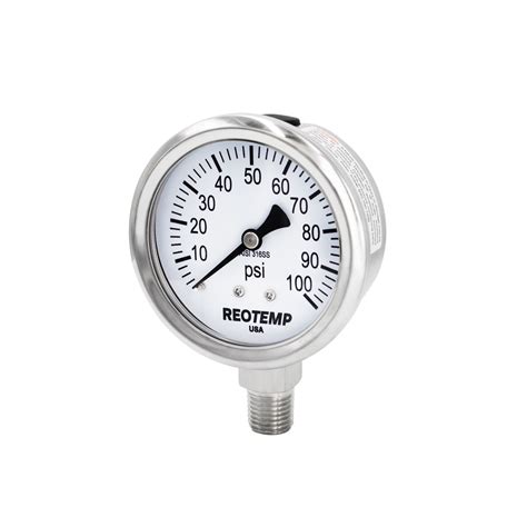 Industrial Stainless Steel Gauge Pm25 Reotemp Instruments