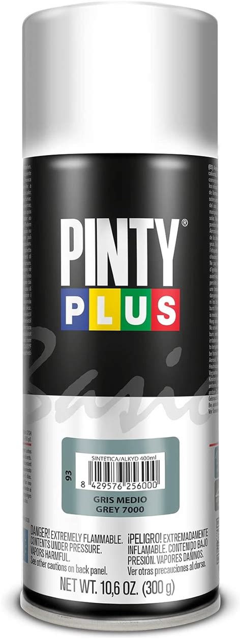 Pinty Plus Basic Pintura En Spray Cc Gris Medio Ml Cc