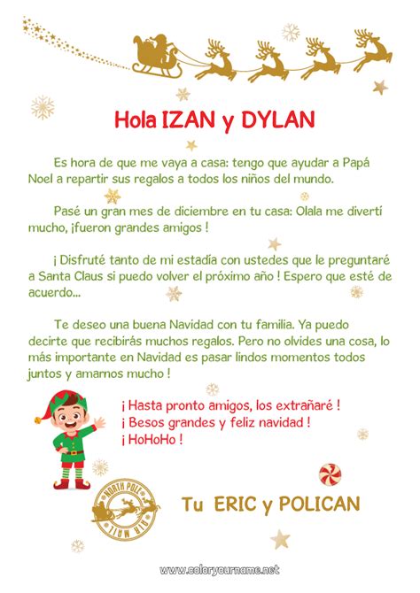 N De Colorear Elfos De Navidad Cartas De Elfos Bromistas Carta