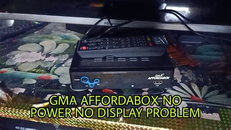 GMA Affordabox No Power No Display Problem 2022 YouTube