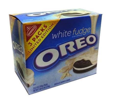 Oreo Fudge White Fudge Covered Chocolate Sandwich Cookies Original