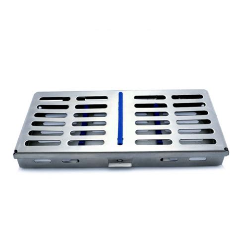 Dental Box Tray Cassette 7 Pcs Instruments Surgical Dental Labor Sterilization