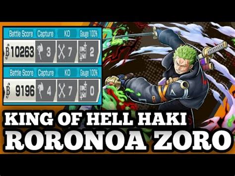 Roronoa Zoro Egghead King Of Hell Haki Gameplay One Piece Bounty Rush