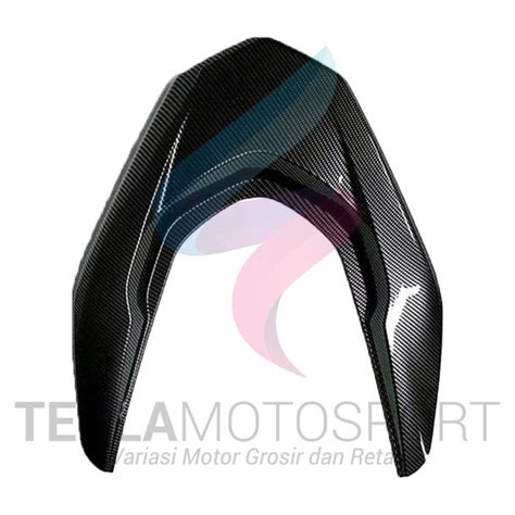 Jual Cover Tutup Behel Belakang Honda Pcx Pcx Lokal Carbon