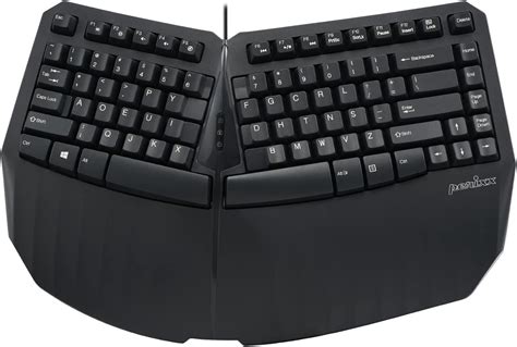 Perixx Periboard B Dv Wired Usb Ergonomic Compact Split Keyboard