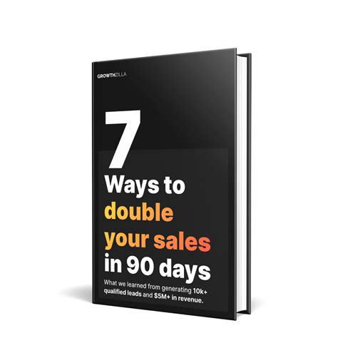 Ways To Double Your Sales In Days Growthzilla