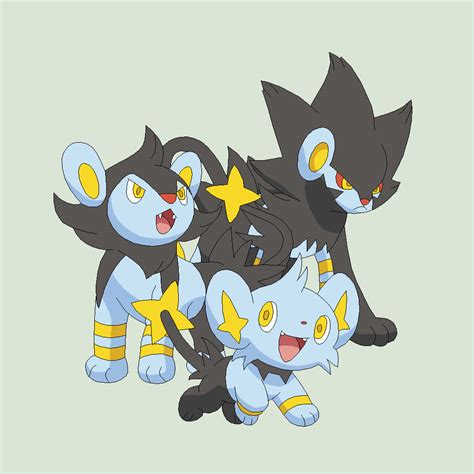 Pokemon Base 35shinx Evolution By Xbox Ds Gameboy On Deviantart